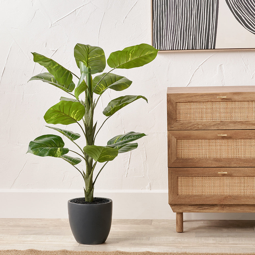 artificial elephant ear plants Artificial Elephant Ear Plant in Pot