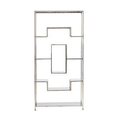 Rezina Nickel Metal Open Display Unit
