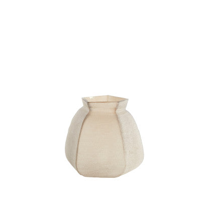Veliko Light Brown Glass Vase 27cm