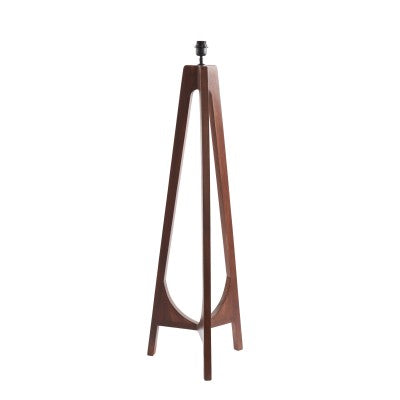 Troina Russet Wood Tripod Floor Lamp