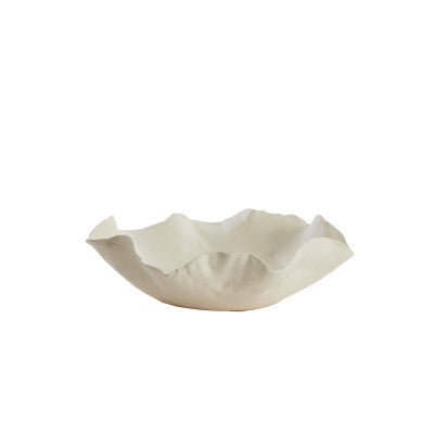 Banda Cream Ceramic Decorative Bowl