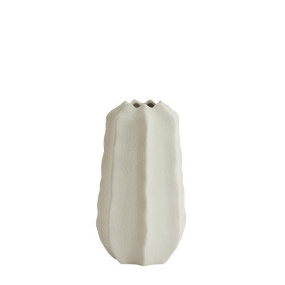 Arieiro Cream Ceramic Vase 27cm