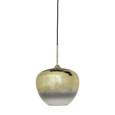 Mayson Gold & Clear Glass Pendant Light 30cm