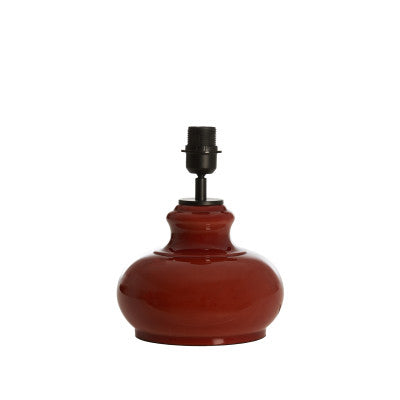 Verde Brown Glass Table Lamp Base 28.5cm