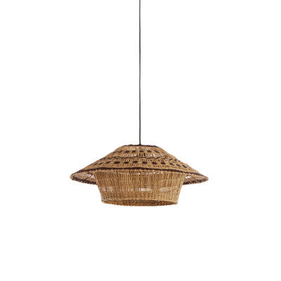 Owana Natural & Brown Seagrass Pendant Light 64cm