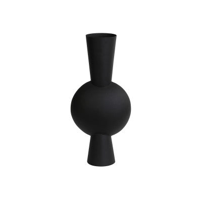 Kavandu Matt Black Metal Vase 54cm