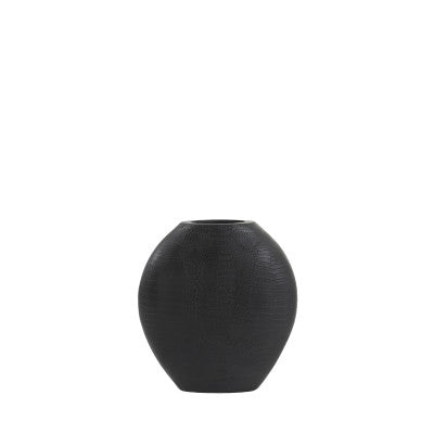 Skeld Black Vase 31.5cm