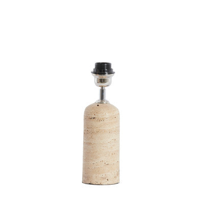Malakai Sand Travertine Table Lamp Base 18cm