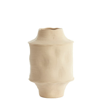 Corsico Matt Cream Ceramic Vase