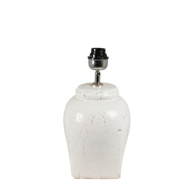 Hekla White Ceramic Table Lamp Base