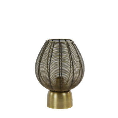 Suneko Antique Bronze Metal Table Lamp