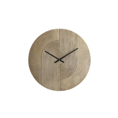Gwenna Antique Bronze Metal Wall Clock