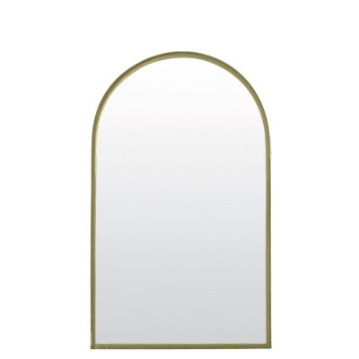 Feres Antique Bronze Metal Arched Mirror
