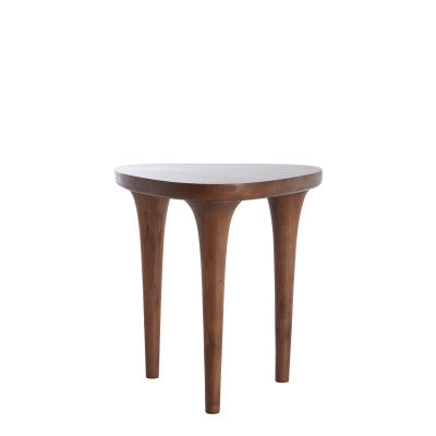 Zulio Dark Brown Acacia Wood Side Table