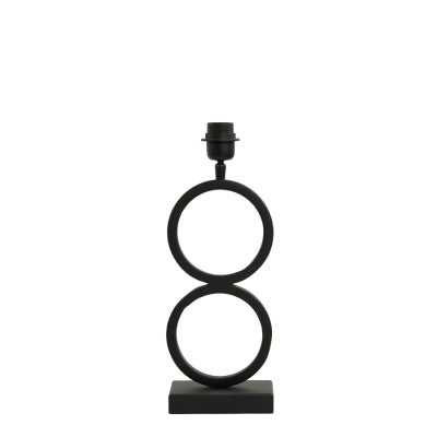 Stelios Matt Black Metal Table Lamp Base 36cm