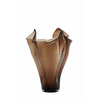 Aiora Dark Brown Glass Vase 53cm