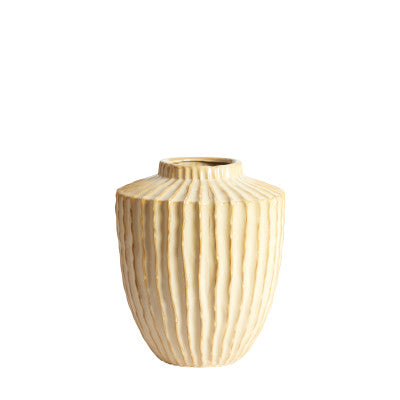 Talea Sand/Beige Ceramic Vase 32cm
