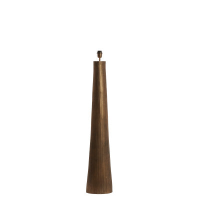 Mijas Brown Bronze Metal Floor Lamp Base 119cm
