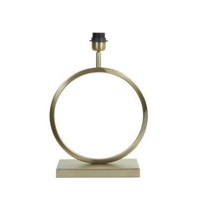 Liva Light Gold Metal Table Lamp Base 42cm
