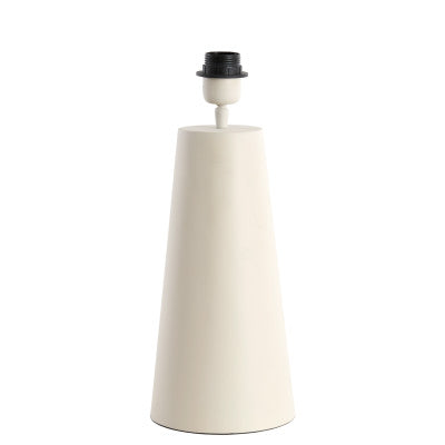 Yelos Matt Cream Metal Table Lamp Base 35cm