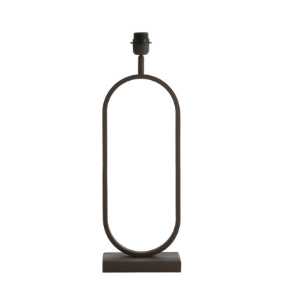 Jamiri Brown Metal Table Lamp Base 55cm