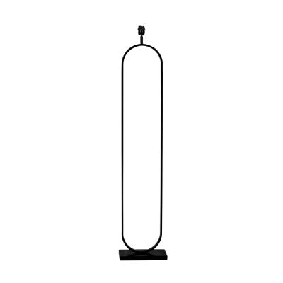 Jamiri Matt Black Metal Floor Lamp Base