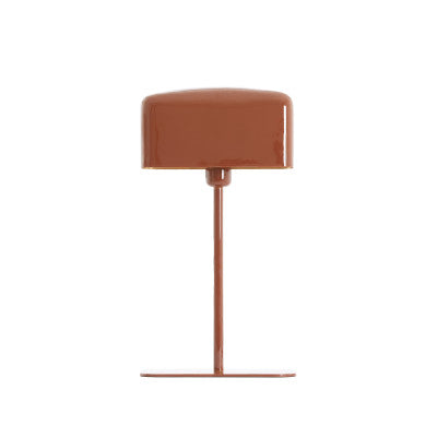 Elenie Gloss Red/Brown Metal Table Lamp