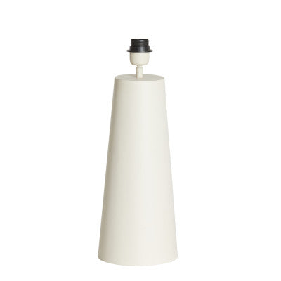 Yelos Matt Cream Metal Table Lamp Base 43cm