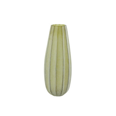 Bradley Olive Green Glass Vase 44.5cm
