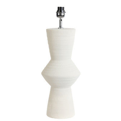 Ayla Cream Ceramic Table Lamp Base 61cm