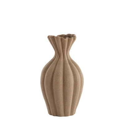 Sillian Matt Brown Ceramic Vase 40.5cm