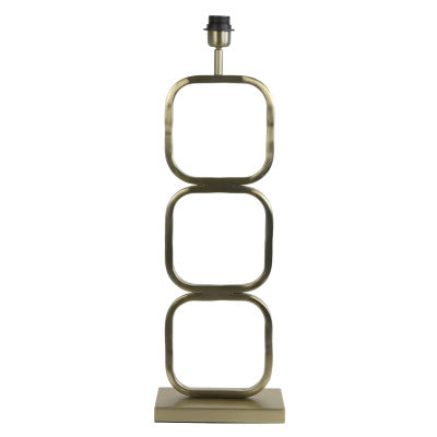 Lutika Light Gold Metal Table Lamp Base 69cm