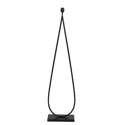 Tamsu Matt Black Metal Floor Lamp Base