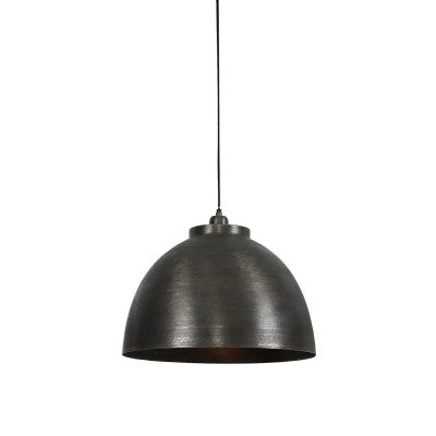 Kylie Dark Raw Nickel Metal Pendant Light 45cm