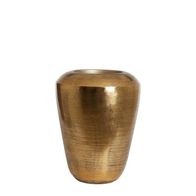 Louie Antique Bronze Metal Vase 68cm