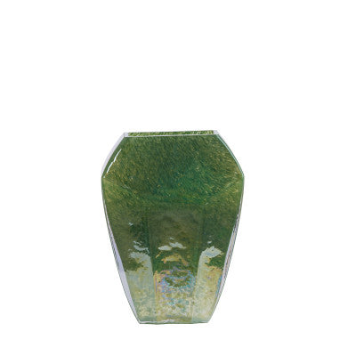 Vionna Dark Green Lustre Glass Vase 33.5cm