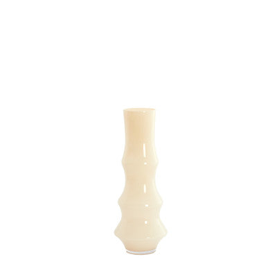 Fiorenza Cream Glass Vase 50cm