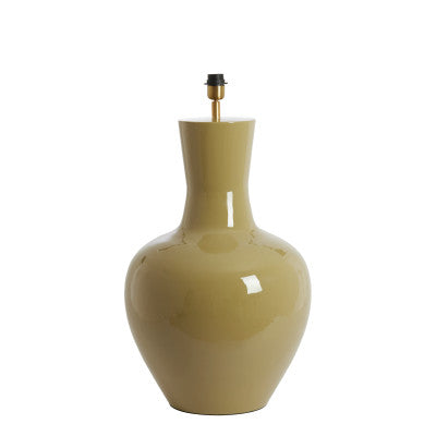 Nana Gloss Olive Green Metal Table Lamp Base 69cm