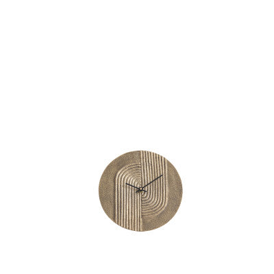 Gwenna Antique Bronze Metal Table Clock 15cm