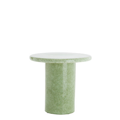 Tudo Mint Green Ceramic Round Side Table 35.5cm