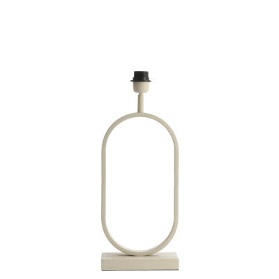Jamiri Cream Metal Table Lamp Base 45cm