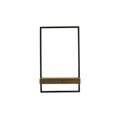 Maddison Dark Brown Wood Wall Shelf 30cm