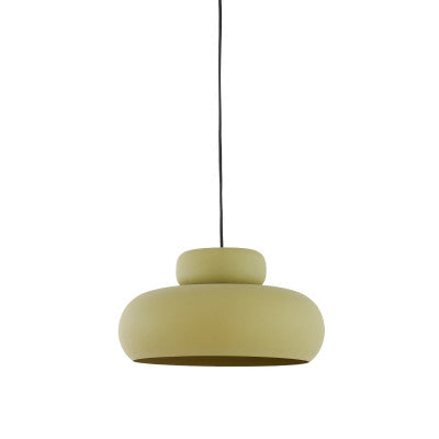 Neiva Matt Olive Green Metal Pendant Light 39cm
