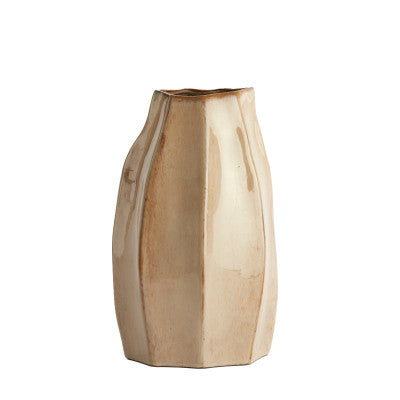 Chiado Gloss Beige Ceramic Vase