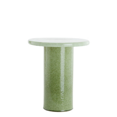 Tudo Mint Green Ceramic Round Side Table 45.5cm