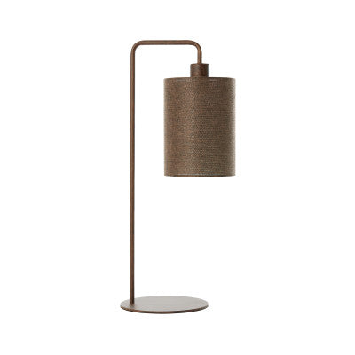 Donio Dark Brown Wood Effect Table Lamp