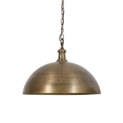 Demi Raw Antique Bronze Metal Pendant Light 70cm