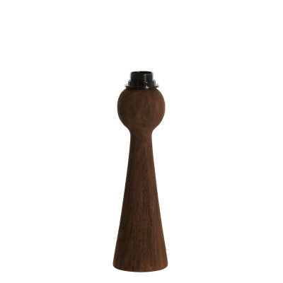 Festina Matt Dark Brown Wood Table Lamp Base