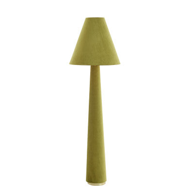 Devia Green Velvet Floor Lamp