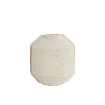 Noric Matt Cream Papier Mâché Decorative Planter 57cm